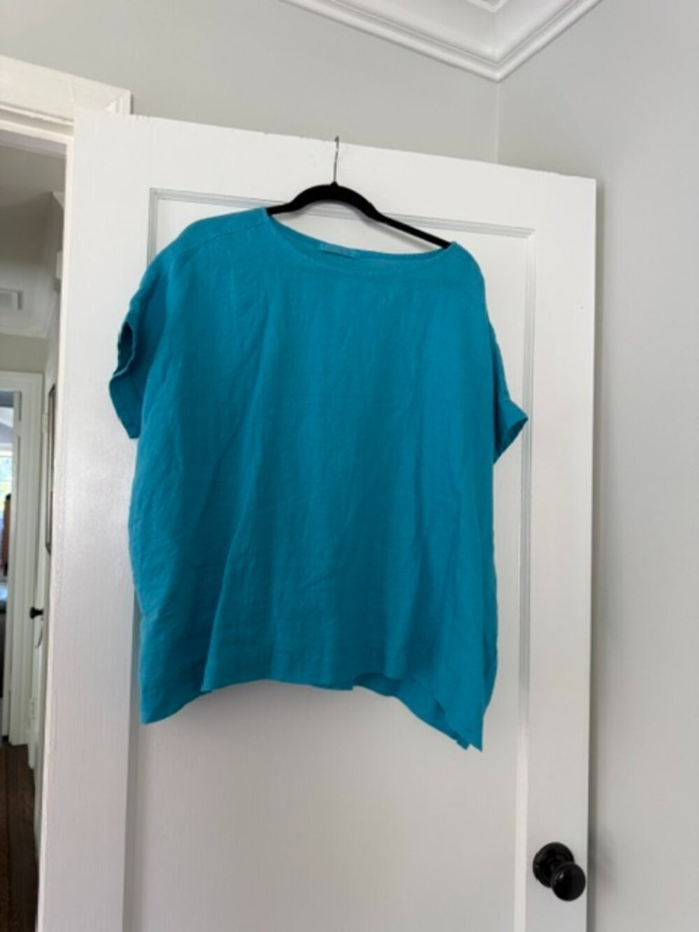Cut Loose Linen Top
